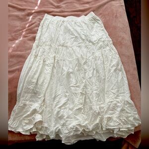 American Eagle Long white Skirt